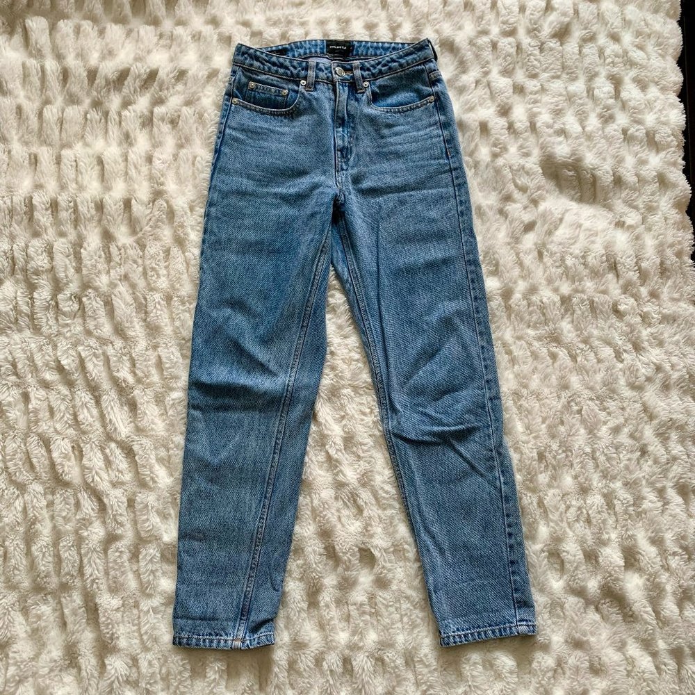 FRANK & OAK | Denim Mom Jeans Light Wash